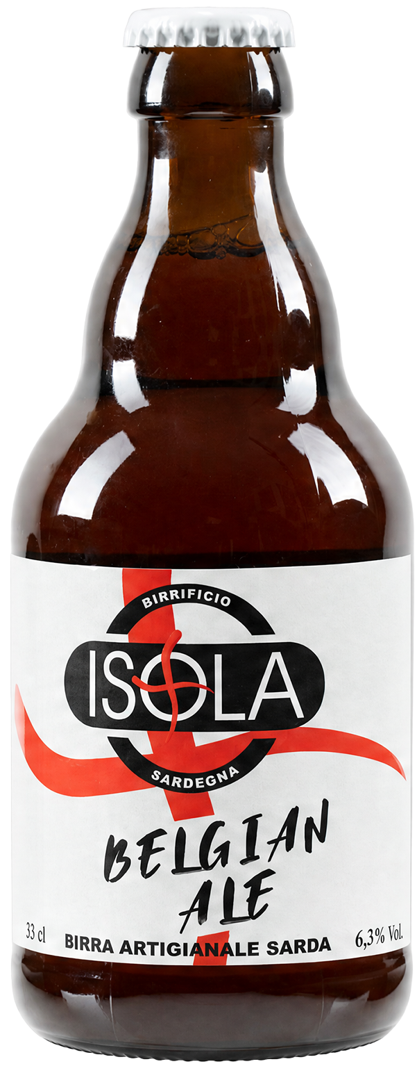Bottiglia di birra artigianale Isola Belgian Ale del Birrificio Isola